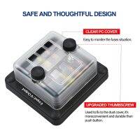 34 Pcs set Universal 6-way 1-in-1-out 32V Fuse Box Vehicle Waterproof Fuses Block Holder Automobile Accessories