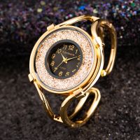 Luxury Brand Rhinestone Watches Women Stainless Steel Bracelet Bangle Watches Ladies Quartz Dress Gold Watches reloj mujer saat