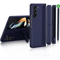 สำหรับ Samsung Galaxy Z Fold 5เคสมี S Pen, [Changable S ที่วางปากกา &amp; ขาตั้ง] [ชาร์จไร้สายรองรับ] เคส Matte Z Fold 5ฮาร์ดพีซีกันกระแทกเคสป้องกันรอยขีดข่วน