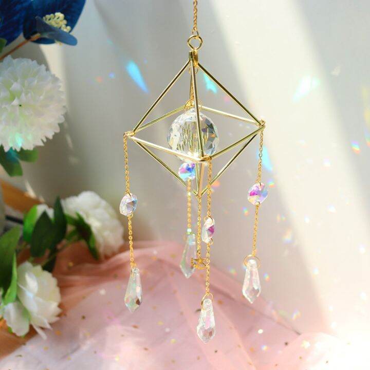 crystal-sun-catcher-rainbow-prism-window-sun-catcher-gold-plated-celestial-suncatcher-boho-sun-amp-moon-with-crystals