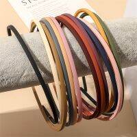 【YF】 Fashion Hair Band Women Plastic Bezel Elegant Solid Color Thin Edge Toothed Non-slip Hoop Headbands Girls Accessories