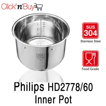 Viva Collection Stainless steel inner pot HD2778/60