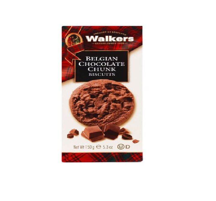 Walkers - Belgian Chocolate Chunk Biscuits - 150g | Lazada PH