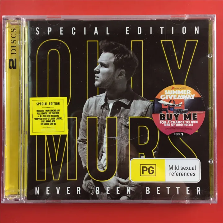 Australian Olly Murs Never Been Better CD + DVD Kaifeng k2845 | Lazada PH