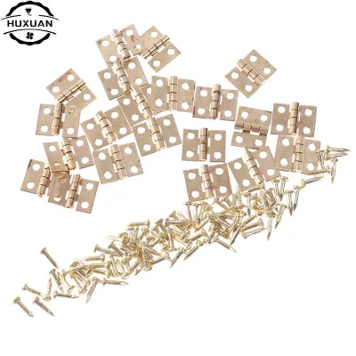20pcs/lot 8mm*10mm Mini Cabinet Hinges Furniture Fittings Decorative Small Door Hinges for Jewelry Box Furniture Hardware