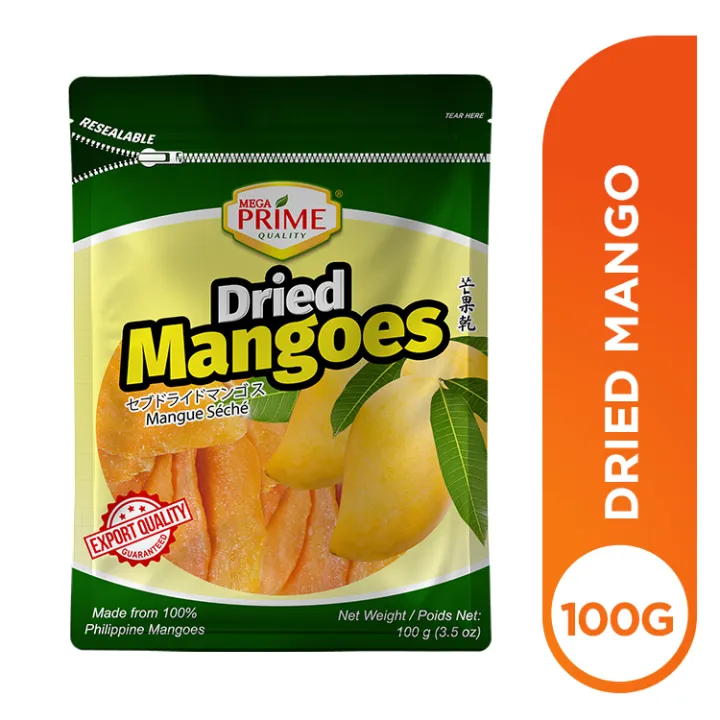 Mega Prime Dried Mangoes 100g Lazada PH
