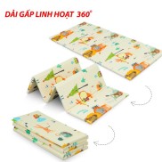 Thảm Xốp Gấp Gọn 2 Mặt Cao Cấp Cho Bé - Kích Thước 1m8 X 2m, Thảm Trải Sàn