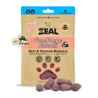 CGD ขนมสุนัข Zeal Beef &amp; Venison Morsels ขนมกินเล่นสำหรับสุนัข  ทำจากเนื้อวัว 90 % และ เนื้อกวาง ขนมหมา  ขนมสัตว์เลี้ยง