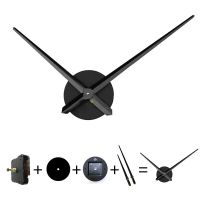 A set of Large DIY Wall Clock Movement Mechanism Clock Needles Hands for 3D Mirror Clock Replacement Accessories Home Decoration