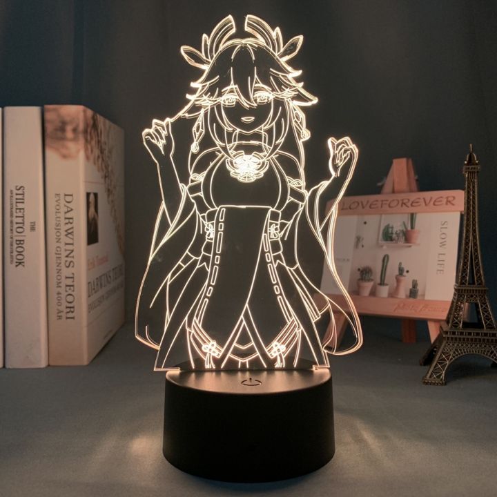 anime-game-led-lamp-genshin-impact-yae-miko-figure-for-bedroom-decor-birthday-gift-acrylic-table-lamp-3d-night-light