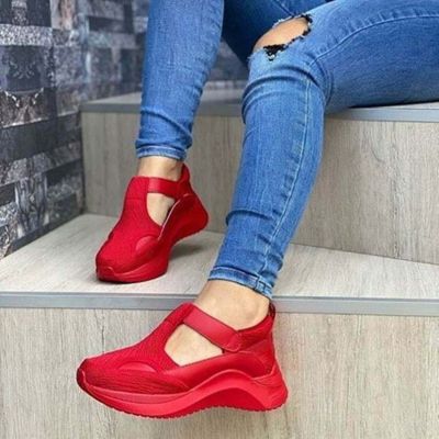 New Women Shoes Sneakers Vulcanized Casual Flats Female Solid Hollow Out Breathable Shoes Ladies New Footwear
