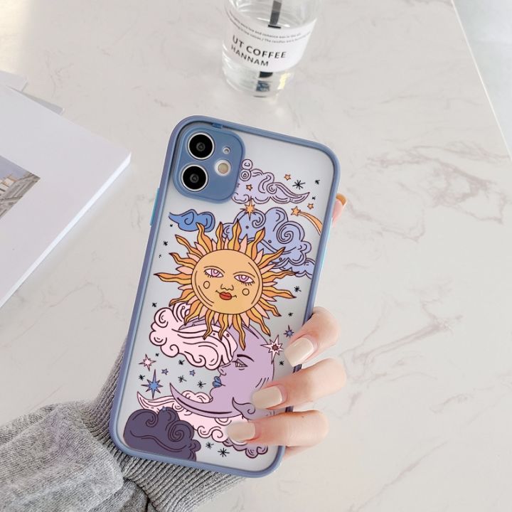 cold-noodles-jamular-ตลก-sun-moon-face-เคสโทรศัพท์กันกระแทกสำหรับ-iphone-13-12-11-pro-7-xs-max-x-xr-se20-8-plus-tpu-matte-candy-ฝาหลัง