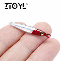 ZTOYL 3g ตกปลาแข็งเหยื่อตะกั่วปลาล่อหล่อช้อนโลหะ JIG SPINNER ACCESSORY