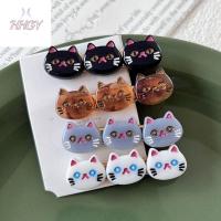 HHGY คลิปผมเด็กหญิง หวานหวานแหววว สัตว์สัตว์สัตว์ คลิปปากเป็ด Pussycat แฟชั่น barrettes การ์ตูนลายการ์ตูน เครื่องประดับผมผู้หญิง หมวกสไตล์เกาหลี กิ๊ฟแมว เชือกผมแมว