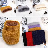 SADIE Fashion Unisex Scarves Winter Warm Knitted Ring Women Scarf Collar Thick Neck Warmers