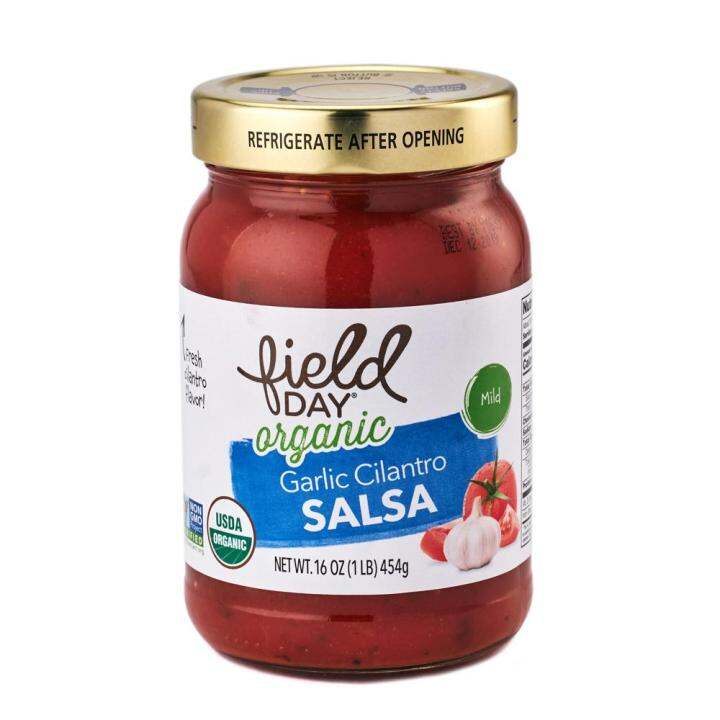 Field Day Organic Mild Garlic Cilantro Salsa 454g Lazada PH