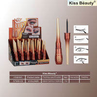 Kiss Beauty อายไลเนอร์ สูตรเนื้อเนียนนุ่ม กันน้ำ อิ่มตัว แปรงที่ยืดหยุ่น วาดง่าย แห้งเร็ว ติดทนนาน ตลอดวัน โดยไม่เลอะ