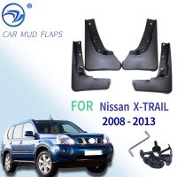 สำหรับ Nissan X-Trail T31 2008-2013 Xtrail Splash Guards Mud Flap Mudguards Fender 2009 2010 2011 2012ชุดแม่พิมพ์รถ Mud Flaps