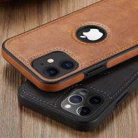 Luxury PU Leather Phone Case For iPhone 14 13 Pro 11 12 Pro Max XR XS Max X 7 Plus 13 Pro Max case leather Slim Soft Back Cover