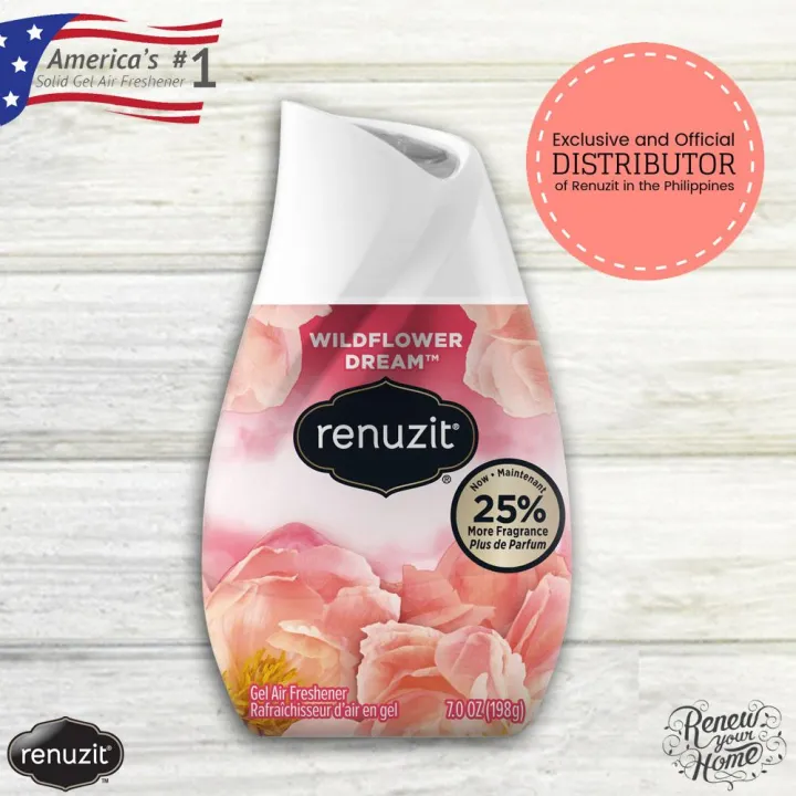 Renuzit Adjustable Gel Air Freshener Wildflower Dream 7oz. (Pack of 12