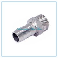 6 8 10 12mm Hose Barb Tail 1/8 1/4 1/2 Inch Male Thread Connector Joint Pipe Fitting SS304 Stainless Steel Coupler Adapter