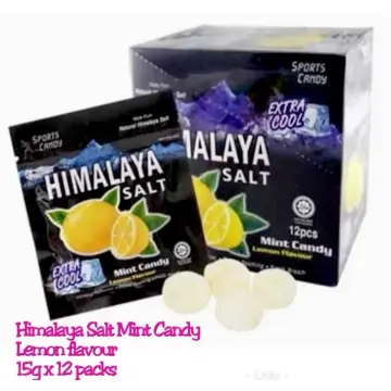 Himalaya Salt Mint Candy Lemon Flavor 12 Packs