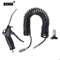 1 Pcs Black Air Duster Blow ลมนิวเมติกเป่าชุด EU Connector PU Hose