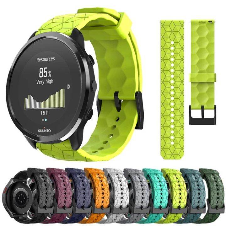 สายนาฬิกากีฬา B ลายฟุตบอลสำหรับ SUUNTO 9 PEAK PRO/SUUNTO 3 Wirsts ...