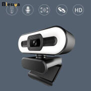 Blesiya Camera Chiếu Sáng Full HD Có Micro, Camera Phát Trực Tuyến