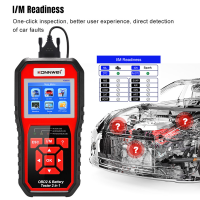 KW870รถยนต์และรถจักรยานยนต์เครื่องทดสอบแบตเตอรี่ OBD2วินิจฉัยสแกนเนอร์สามารถพิมพ์อ่านลบรหัส6-12โวลต์ Crankingชาร์จเครื่องมือทดสอบ