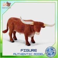 Safari Ltd. : SFR236229 โมเดลสัตว์ Texas Longhorn Bull Model Action Figure Cartoon แอกชั่น ฟิกเกอร์ ของเล่น ของสะสม ของเล่นเด็ก ตุ๊กตา Mamy and Buddy