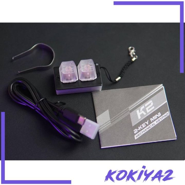 kokiya2-คีย์บอร์ดเล่นเกม-2-คีย์-osu-rgb-backlit-สําหรับเล่นเกมส์