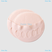 Zone Sky แผ่นรองพื้นรองเท้า5คู่สำหรับผู้หญิง1คู่ถุงเท้าครึ่งข้อล่องหนป้องกันการลื่น