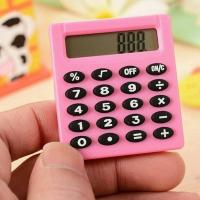 Mini Calculator Stationery Small Square Calculator Personalized Candy Color School Mini Calculator Calculators