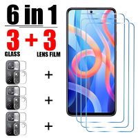 6in1 Tempered Glass For Xiaomi Redmi Note 11 9 8 Pro Camera Lens Film For Redmi Note 10 Pro 11S 10S 11T 10T Screen Protector