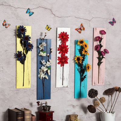 Dry Flower Decoration Bedroom Living Room Accessories Macrame Artificial Flower Wall Decoration Creative Home Decoration