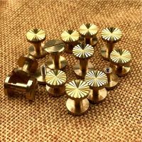 【CW】 2 Sets Metal Screw Rivet Luggage Leather Screws Hardware Accessories