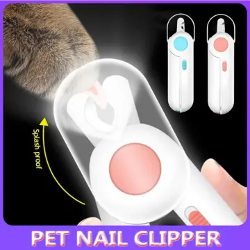 Pet Nail Clippers, Splash Resistant Dog And Cat Nail Clippers With