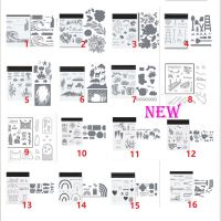 New Arrival 28 Style Metal Cutting Dies And Clear Stamps For Diy Scrapbooking Photo Album Handmade Paper Card Decoration Craft