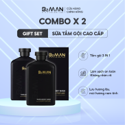 Comno The Lithe box BzMan x2 Sữa tắm gội Nam hương nước hoa cao cấp cho
