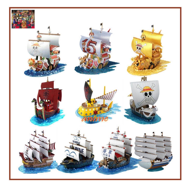 Anime One Piece Grand Ship DIY Collection DIY Model Toy Collection One ...