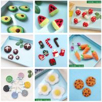 【cw】 Dvotinst Newborn Photography Props for BabyHandmade Wool Fruits ChristmasFotografia Accessories Studio Photo Props 【hot】