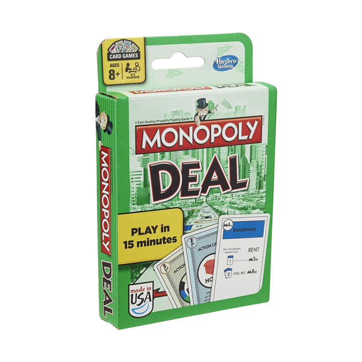 SP Monopoly Deal Card Game, QuickPlaying Card Game for 25 Players