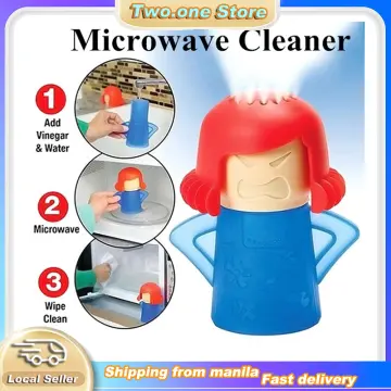 Spardar Angry Mama Microwave Oven Steam Cleaner, 2 Pack Microwave Cleaner  for Kitchens, The Fun and Easy Way to Cleaning work with Amazing Results