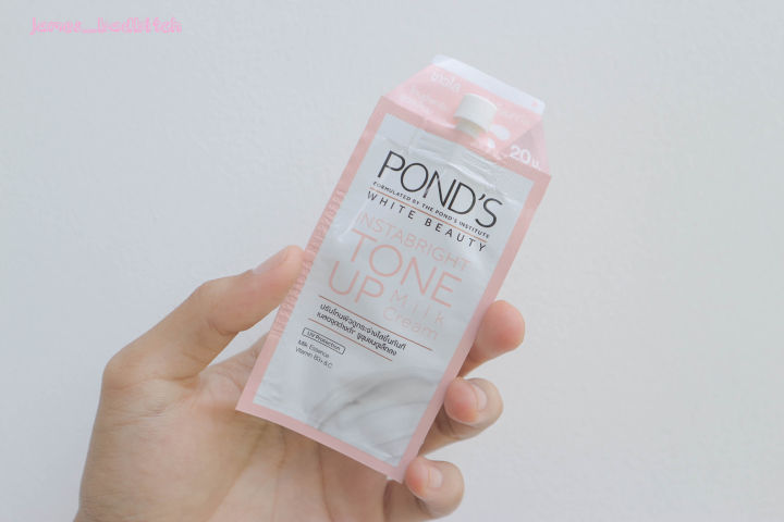 ส่งฟรี-6-ซอง-ponds-white-beauty-instarbright-tone-up-milk-cream-พอนด์ส-โทน-อัพ-มิล์ค-ครีม-7-มล-แบบ-ซอง