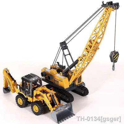 ☍ Modelo de escavadeira para crianças escavadeira guindaste em miniatura caminhão Diecast Farm veículo engenharia presentes infantis brinquedos meninos