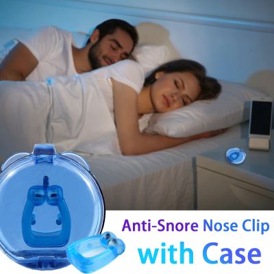 tdfj Silicone Magnetic Anti-Snore Stop Snoring Clip Tray Sleeping Aid Apnea Guard Night Device with Tools