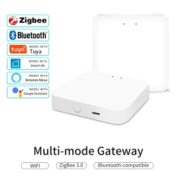 Tuya Smart Gateway Hub Multi-model Smart Home Bridge WiFi BT ZigBee APP  Wireless Multi-model Gateway Remote Control Alexa Google