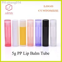 10/20/50/100/200pcs 5g Empty Pp Tube Lipstick Plastic Tubes Cosmetic Lip Balm Container DIY Packaging Refill Bottle Zm70301