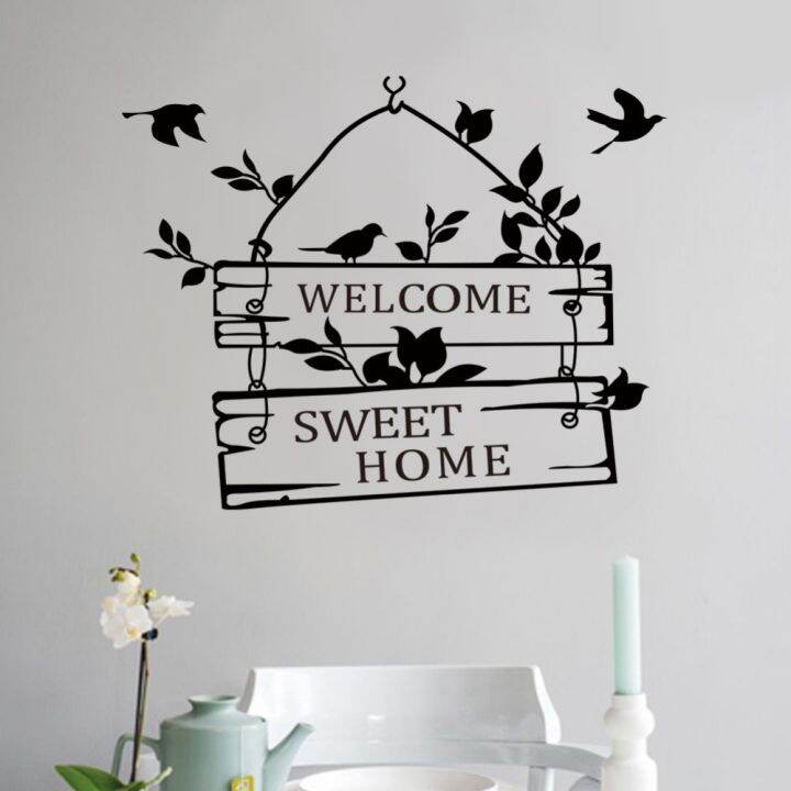 birds-decoration-vine-door-home-flowers-vinyl-decals-wall